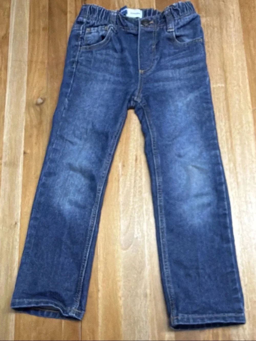 Old Navy Boys Dark Blue Elastic Waist Jeans